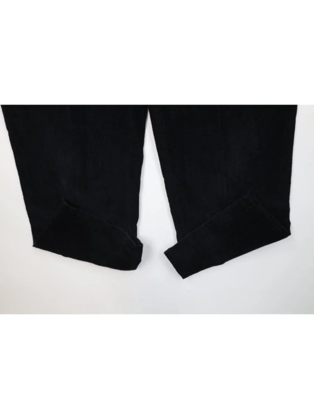 Vintage 90s Streetwear Mens 40x29 Distressed Wide Leg Corduroy Chino Pants Black